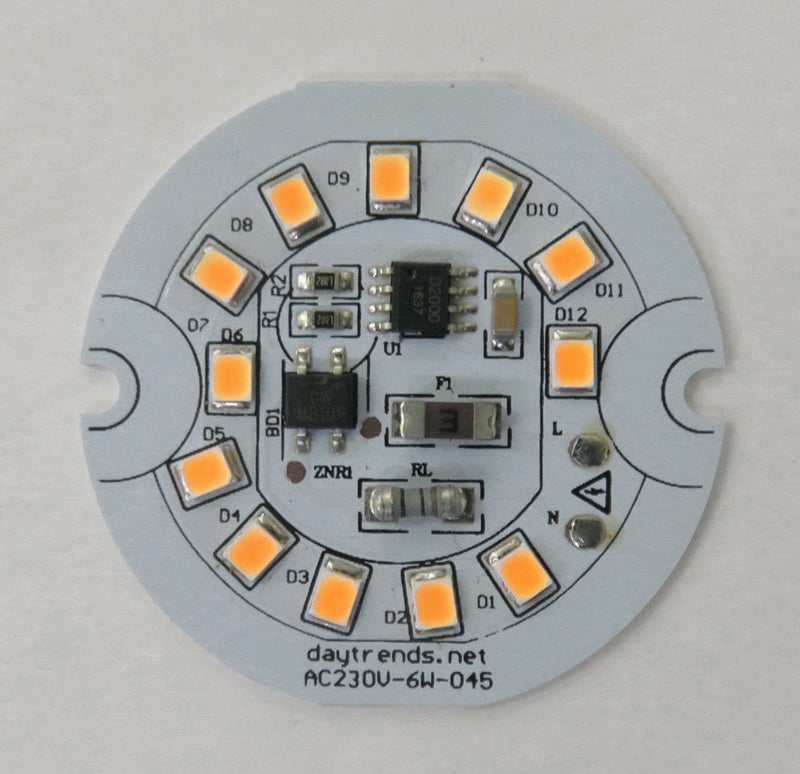 AC LED module DOB Driverless LED Light Engine Dia45mm 6W 3000K