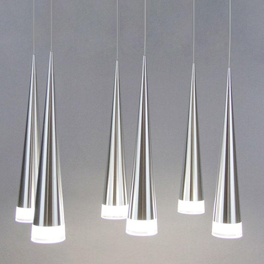 Customized led Pendant Lights 110-240V 5W Modern led Conical Pendant Lamp Aluminum Lighting dining-room bar Restaurant Lamp