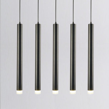 Lámpara LED lámpara tubo cocina comedor Isla Bar decoración cilíndrico candelabro lámpara de cocina