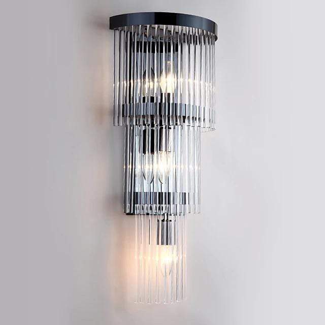 Modern Luxury Modern Post Crystal Creative Wall Lamp for Bedroom / Office /Balcony Decorate Home Wall Lighting Fixture